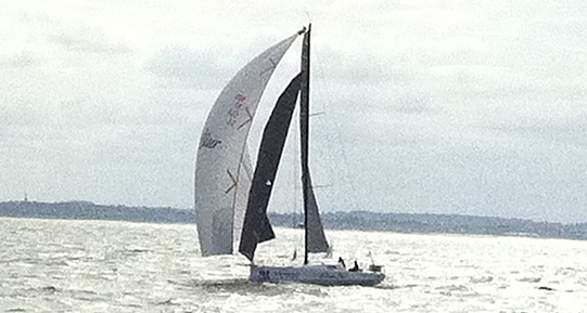 Bodcacious Dream at the start of the Normandy Channel Race