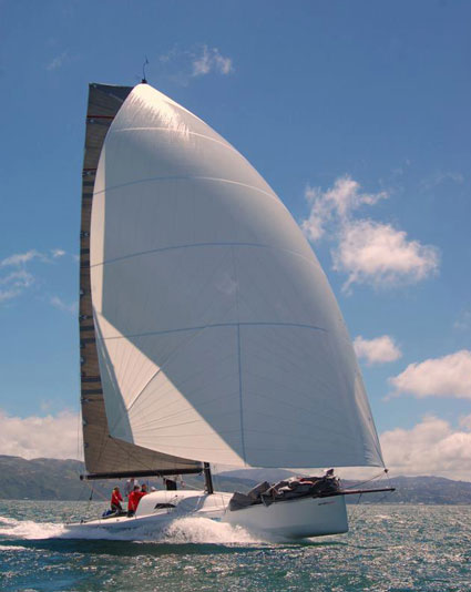 BoDream on a test sail in NZ (December 2011)